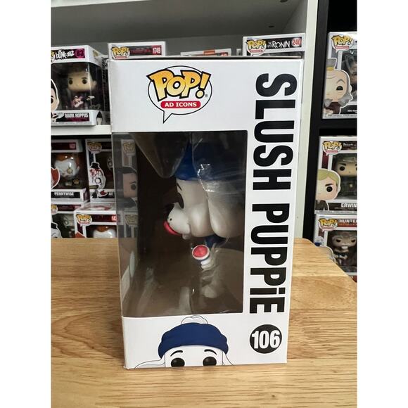 VAULTED EXCLUSIVE SCENE Slush Puppie Funko Pop #106 Ad Icons Advertising Puppy - Picture 4 of 6